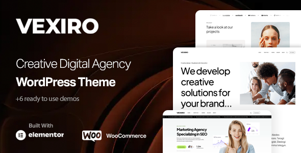 Vexiro - Creative Digital Agency & Portfolio Theme Logo